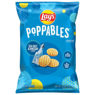 Lays Potato Snacks Poppables Sea Salt & Vinegar - 5 Oz