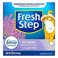 Fresh Step Cat Litter Clumping Extreme Mediterranean Lavender - 25 Lb - Image 1