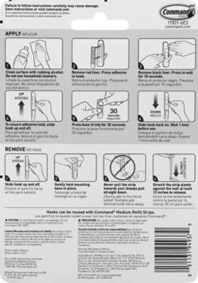 Command 3M Utility Hooks Medium White Value Pack - 6 Count - Image 1