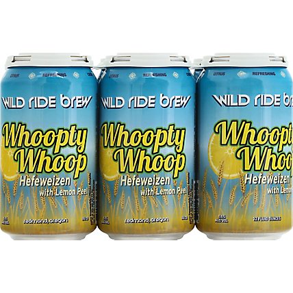 Wild Ride Whoopty Whoop Hefeweizen In Cans - 6-12 Fl. Oz. - Image 4