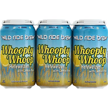 Wild Ride Whoopty Whoop Hefeweizen In Cans - 6-12 Fl. Oz. - Image 2