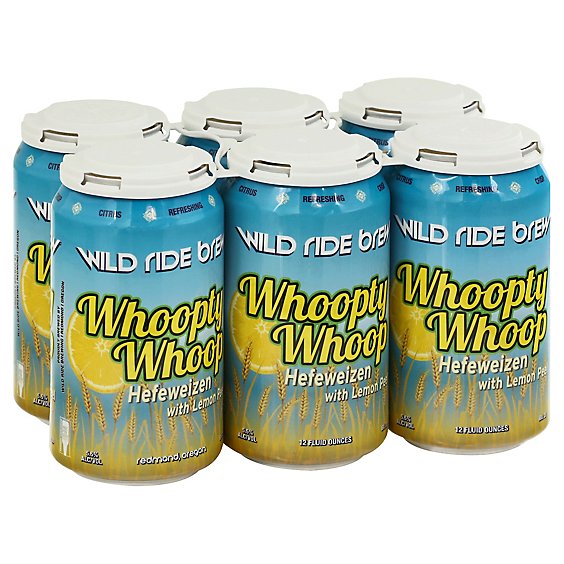 Wild Ride Whoopty Whoop Hefeweizen In Cans - 6-12 Fl. Oz.