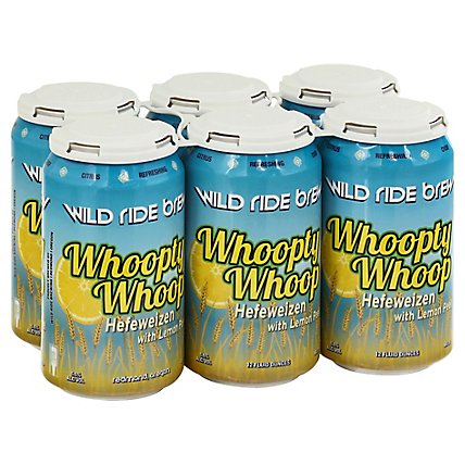Wild Ride Whoopty Whoop Hefeweizen In Cans - 6-12 Fl. Oz. - Image 1