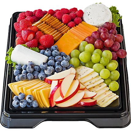 Deli Catering Tray Fruit & Cheese - Each (Please allow 48 hours for delivery or pickup) - Image 1