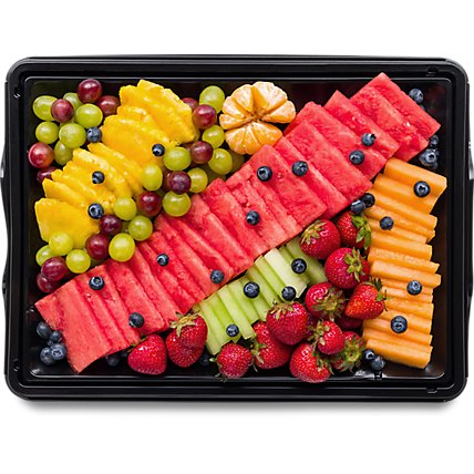 Deli Catering Tray Fruit 16 Inch Square Tray 20-24 Servings - Each (Please allow 48 hours for delivery or pickup) - Image 1