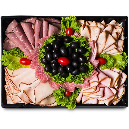 Deli Catering Tray Meat Lovers 16 Inch Square Tray 20-24 Servings - Each (Please allow 48 hours for delivery or pickup) - Image 1