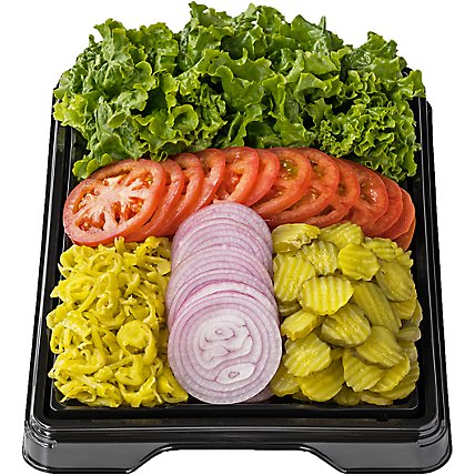 Deli Catering Tray Condiments 16-20 Servings - Each (Please allow 48 hours for delivery or pickup) - Image 1
