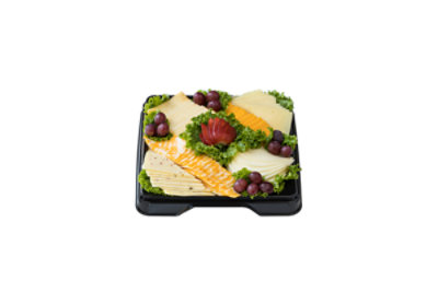 Deli Catering Tray Sliced Cheese 12 Inch Serves 10-14 - Each - Image 1