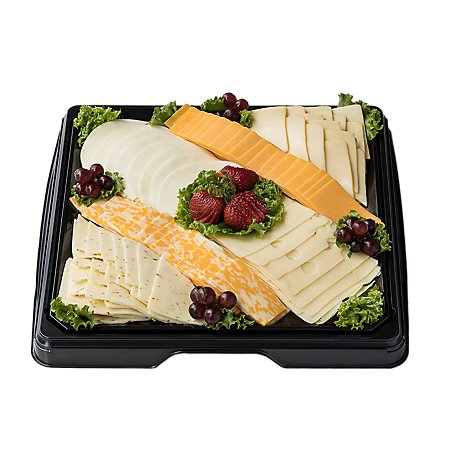 Deli Catering Tray Sliced Cheese 16 Inch (Please allow 48 hours for delivery or pickup)