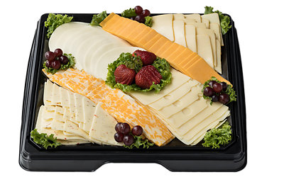 Deli Catering Tray Sliced Cheese 16 Inch Serves 20-24 - Each - Safeway