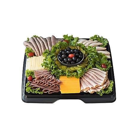 Deli Catering Tray Classic Meat & Cheese 16 Inch (Please allow 48 hours for delivery or pickup)