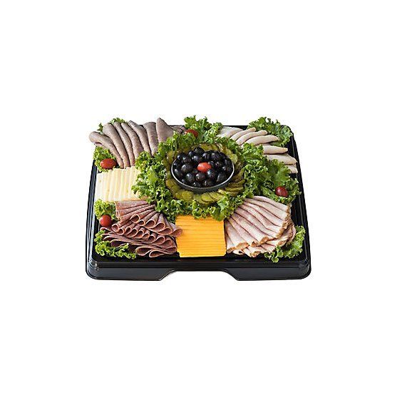 Deli Catering Tray Classic Meat & Cheese 16 Inch (Please allow 48 hours for delivery or pickup)