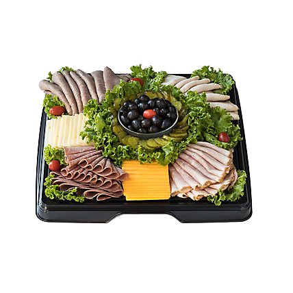 Deli Catering Tray Classic Meat & Cheese 16 Inch (Please allow 48 hours for delivery or pickup) - Image 1