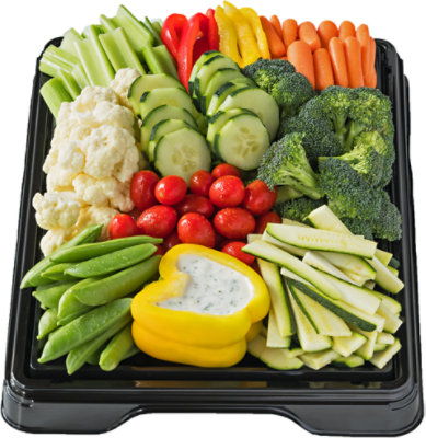 Deli Catering Tray Vegetable 16 Inch Square Tray 2024 Servings Each