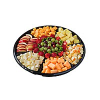 Deli Catering Tray Nibbler Fruit & Cheese 18 Inch (Please allow 48 hours for delivery or pickup) - Image 1
