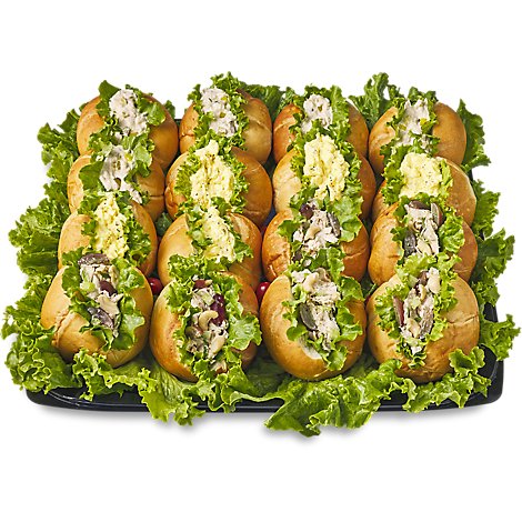Deli Catering Tray Sandwich Club Salad 18 Inch (Please allow 24 hours for delivery or pickup)