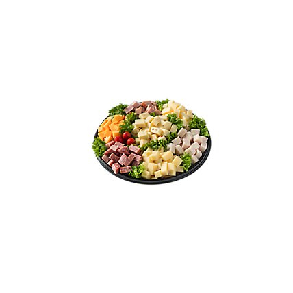Deli Catering Tray Nibbler Meat & Cheese 12 Inch (Please allow 48 hours for delivery or pickup) - Image 1