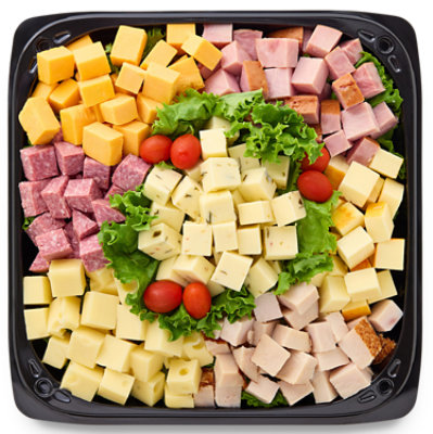 Deli Catering Tray Nibbler Meat & Cheese 12 Inch - Each - Image 1