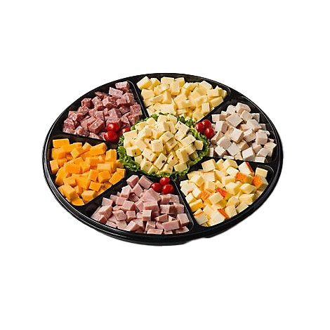 Deli Catering Tray Nibbler Meat & Cheese 18 Inch (Please allow 48 hours for delivery or pickup)