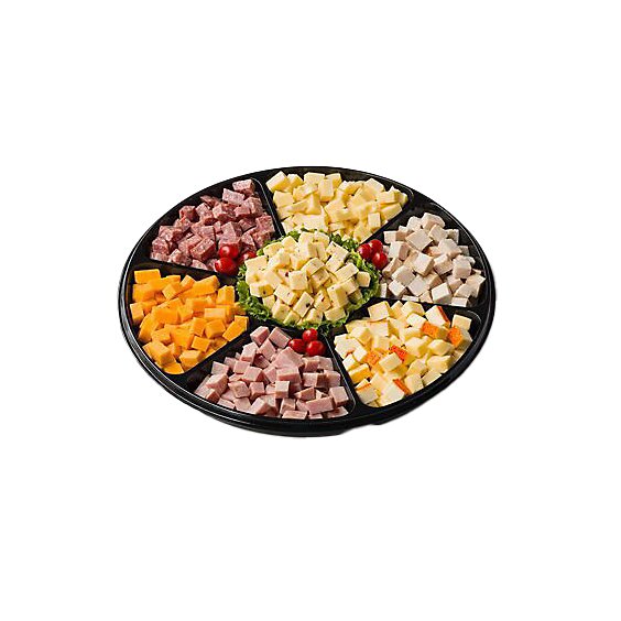 Deli Catering Tray Nibbler Meat & Cheese 18 Inch (Please allow 48 hours for delivery or pickup)