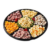 Deli Catering Tray Nibbler Meat & Cheese 18 Inch (Please allow 48 hours for delivery or pickup) - Image 1
