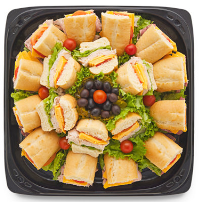 Deli Catering Sandwich Hoagie 16 Inch Tray - Each