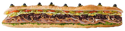 Deli Catering Tray Sandwich Submarine All American 3 Inch - Each - Image 1