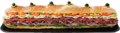 Deli Catering Tray 3 Foot Submarine Sandwich Italian - Each - Image 1