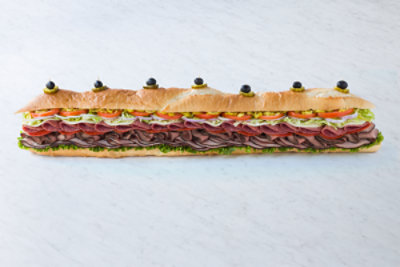 Deli Catering Tray Sandwich Submarine Italian 3 Inch - Each