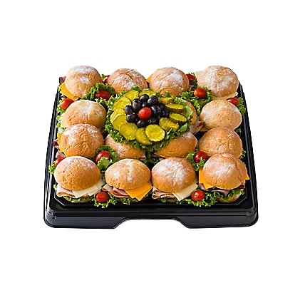 Deli Catering Tray Sandwich Party Roll 16 Inch (Please allow 48 hours for delivery or pickup) - Image 1