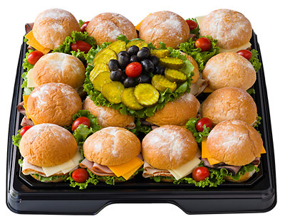 Deli Catering Tray Sandwich Party Roll 18 Inch - Each - Image 1