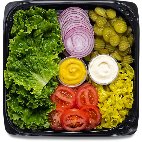 Deli Catering Tray Condiment 16 Inch (Please allow 48 hours for delivery or pickup)