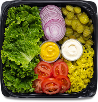 Deli Catering Tray Condiment 16 Inch (Please allow 48 hours for delivery or pickup)