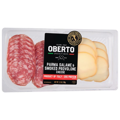 Oberto Parma Salame Smoked Provolone Cheese - 2.5 Oz - Safeway