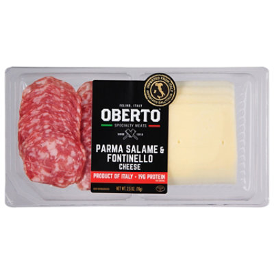 Oberto Parma Salame Fontinello Cheese - 12-2.50 Oz - Image 3