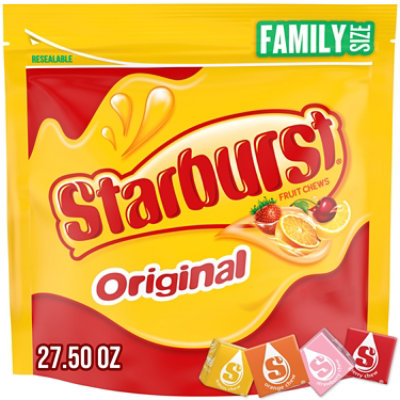 Starburst Original Fruit Chews Chewy Candy Family Size Bag - 27.5 Oz - Image 1