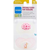 MAM Original Collection Pacifiers Skin Soft Silicone 16+ Months - 2 Count - Image 2