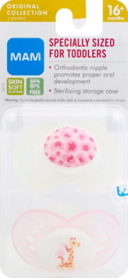 MAM Original Collection Pacifiers Skin Soft Silicone 16+ Months - 2 Count - Image 2