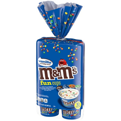 M&Ms Ice Cream Vanilla Fun Cups - 30 Fl. Oz. - Image 1