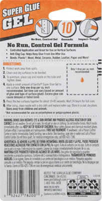 Gorilla Super Glue Gel - 2-0.11 Oz - Image 4