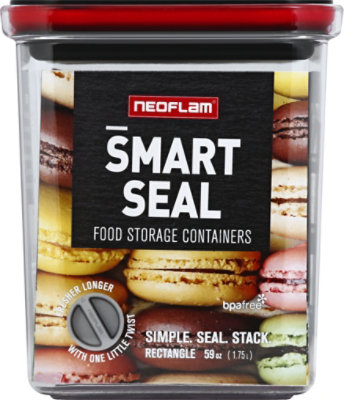 Neoflam Smart Seal Food Storage Container Rectangle 59 Ounce - Each - Image 4