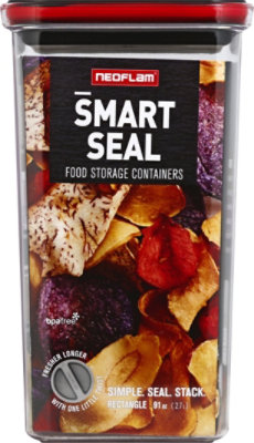 Neoflam Smart Seal Food Storage Container Rectangle 91 Ounce - Each - Image 2