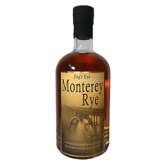Fogs End Distillery Monterey Rye Whiskey - 750 Ml