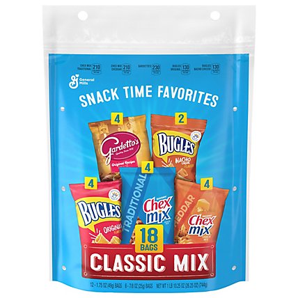 General Mills Snack Time Favorites Classic Mix 18 Bags - 26.25 Oz - Image 1