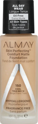 Almay Skin Perfecting Foundation Comfort Matte Cool True Beige - 10 Fl. Oz. - Image 2