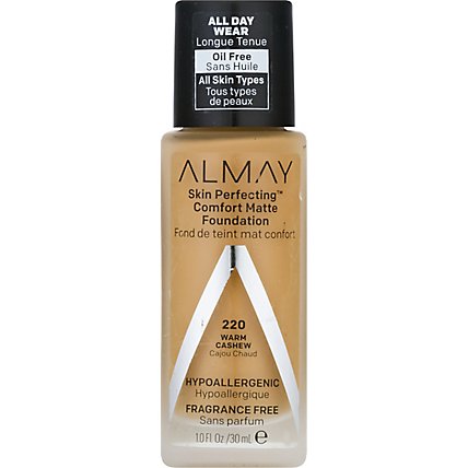 Almay Skin Perfecting Foundation Comfort Matte Warm Cashew - 10 Fl. Oz. - Image 2