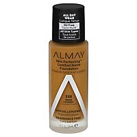 Almay Skin Perfecting Foundation Comfort Matte Warm Caramel - 10 Fl. Oz. - Image 1