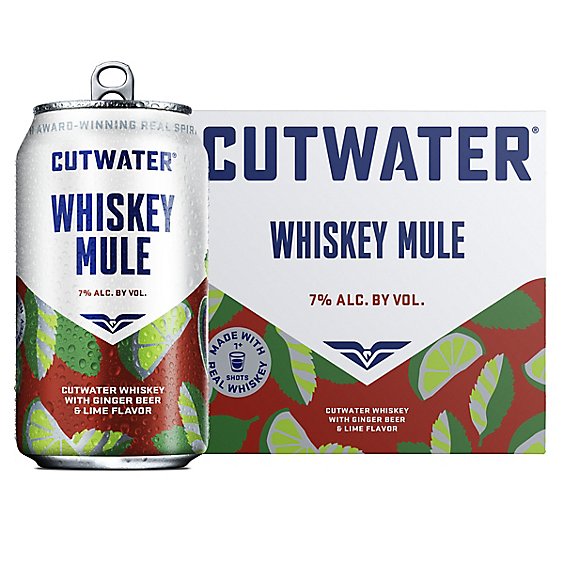 Cutwater Spirits Cutwater Bourbon Whiskey Mule In Cans - 4-12 Fl. Oz.
