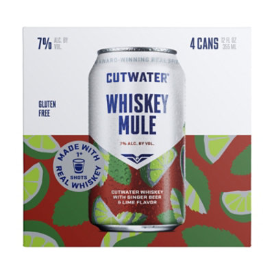 Cutwater Spirits Cutwater Bourbon Whiskey Mule In Cans - 4-12 Fl. Oz. - Image 4