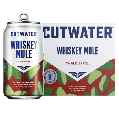 Cutwater Spirits Whiskey Mule Rtd - 4-12 Fl. Oz.